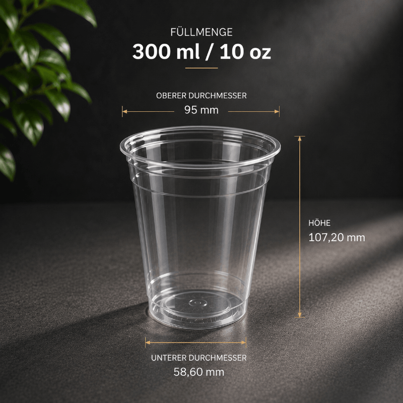 300 ml Becher Clear cups