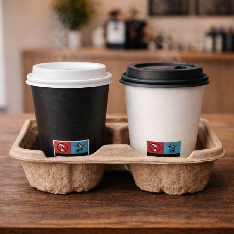 BIO Becherhalter von ProPacking 2 und 4 Kammern