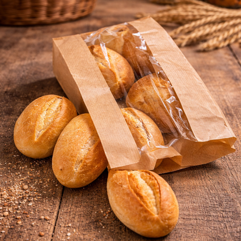 Brötchentüten EC mit Papierfenster_ProPacking