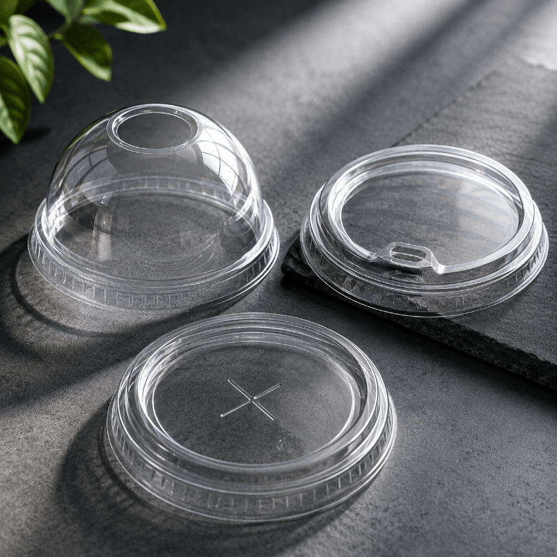 Klare Deckel für Becher