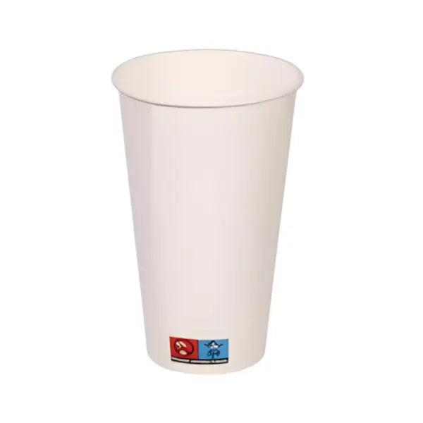 Einweg-Pappbecher in weiß, 400 ml – stilvoll, stabil und ideal für Kaffee oder To-go-Getränke.
