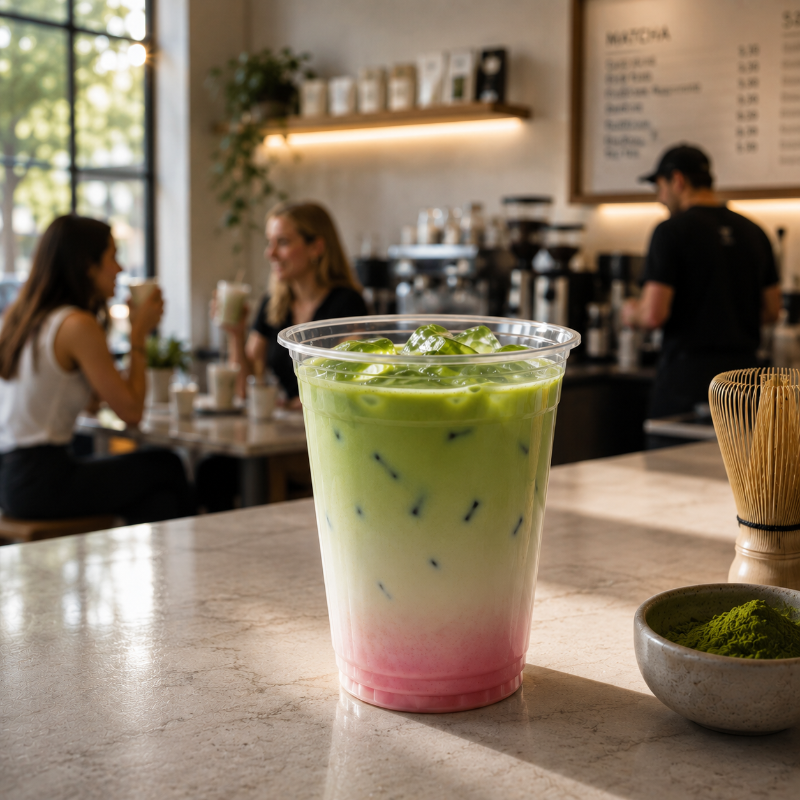 Clear Cup / Smoothie- / Matcha Becher rPET 300 ml - 100 Stück / 300 Stück / 800 Stück