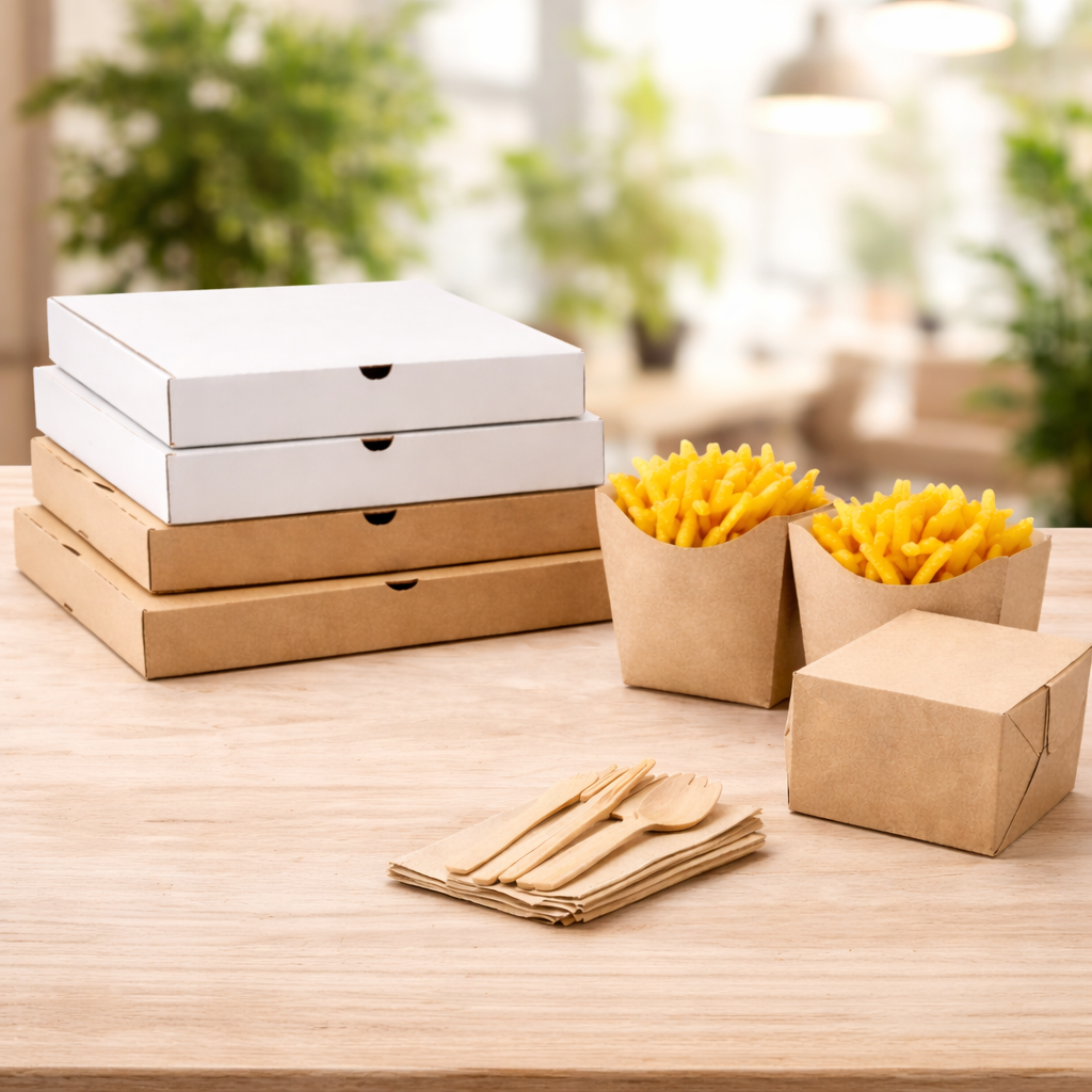 Take away Verpackungen ProPacking_Pizza Kartons_Pommes Boxen