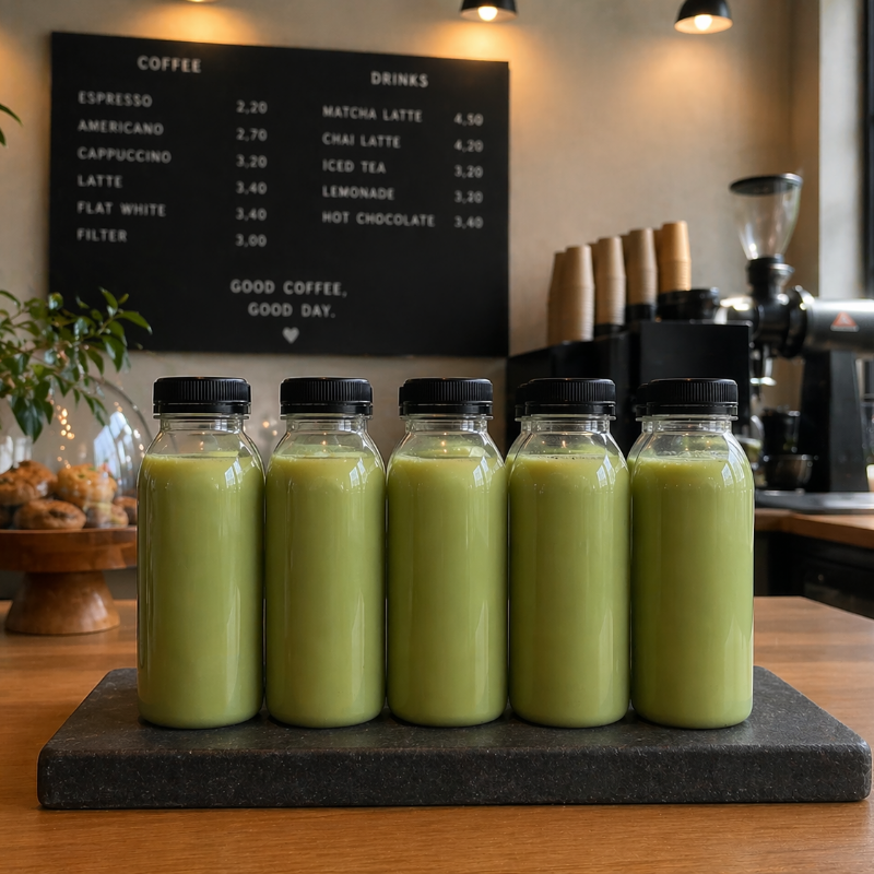 To-go-Flaschen für Getränke_ProPacking_Smoothie_Matcha_Säfte_reyclebar