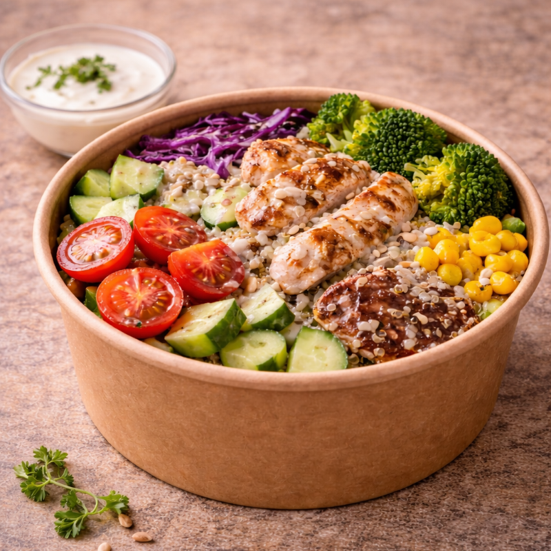 bowlschale_togo_Salatschale aus Kraftpapier_ProPacking