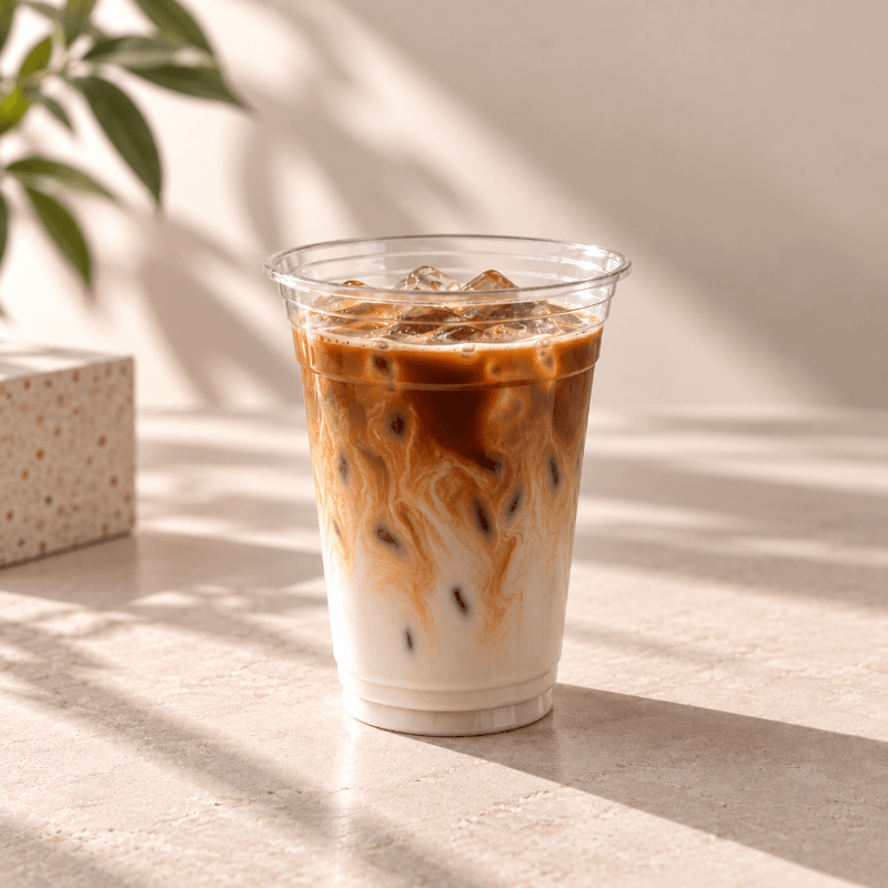 400ml iced coffee becher to go