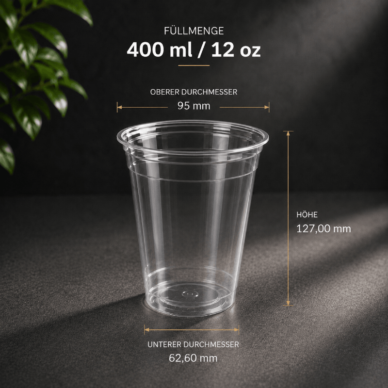 400 ml 12 oz smoothie Becher
