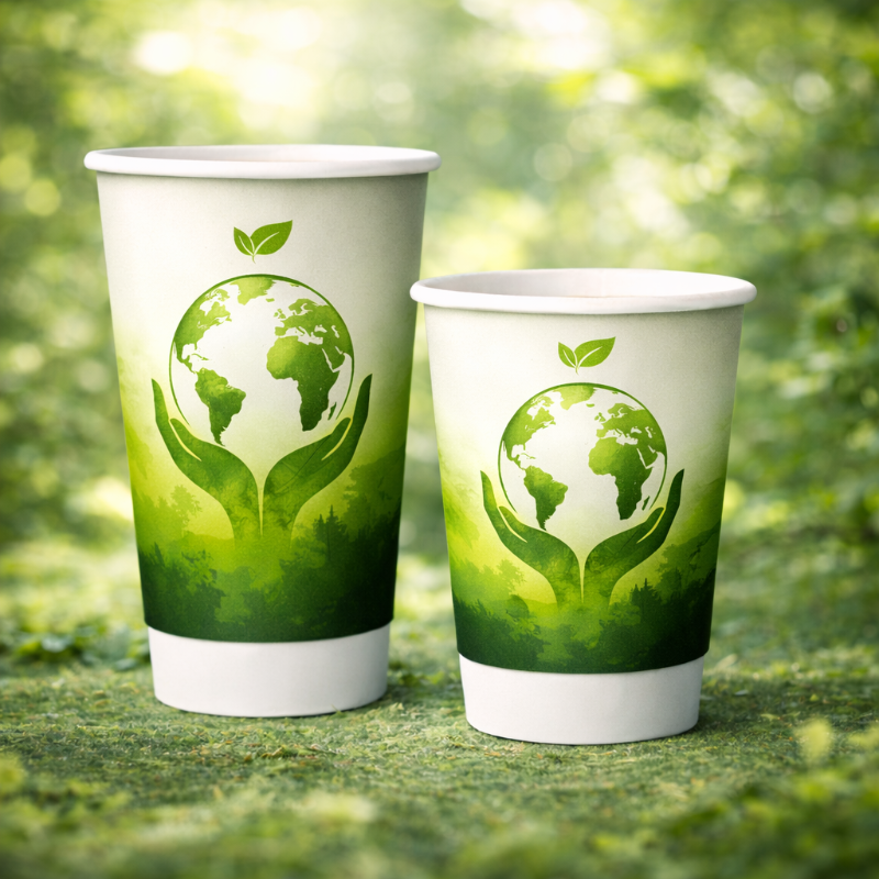 BIO Pappbecher von ProPacking_nachhaltig_wasserbasis_ökologisch abbaubar