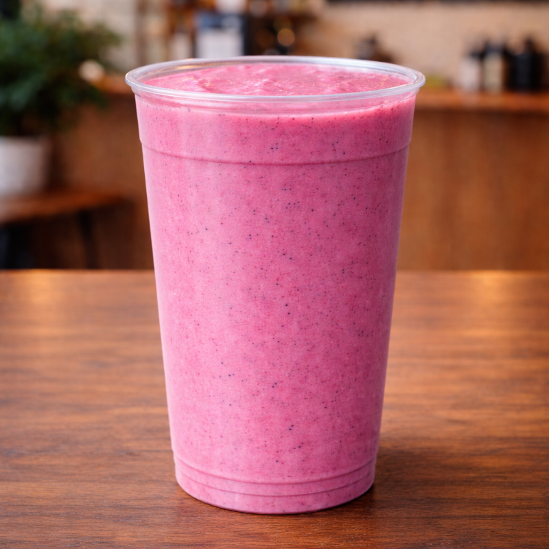 Clear_Cup_500ml_Smoothie Becher_Matcha Becher_durchsichtige Becher_ProPacking