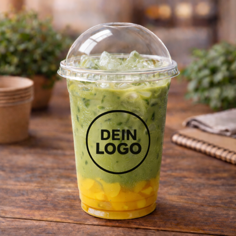 Clear_Cup_bedrucken_Smoothie Becher bedrucken_Matcha Becher bedrucken ProPacking