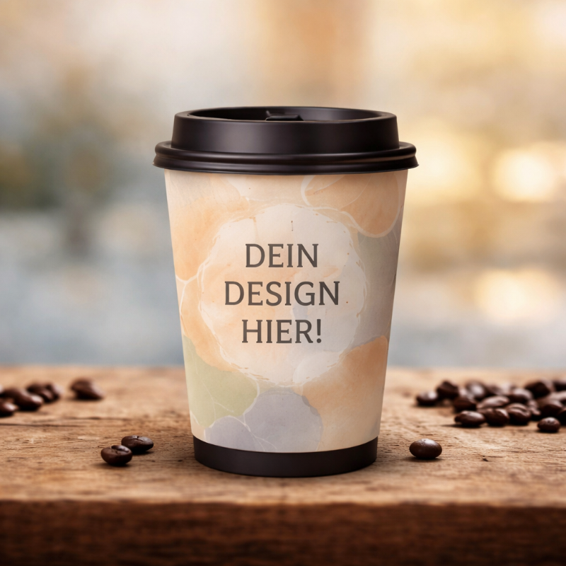 Individueller Druck_personalisierte Pappbecher von ProPacking_auch als Bio Pappbecher