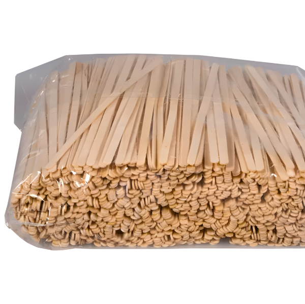 Kaffee Rührstäbchen im Großhandel von pro-packing.de – umweltfreundlich, stabil und ideal für den nachhaltigen Einsatz in Cafés, Bäckereien und To-go-Bereichen.