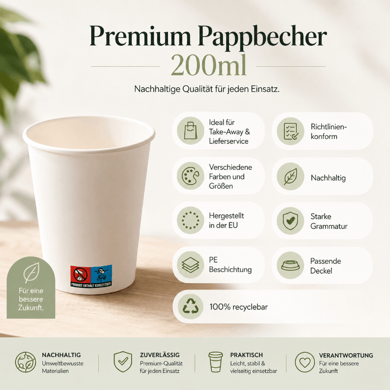 200 ml Pappbecher